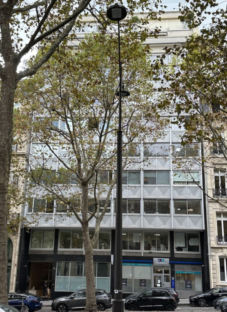Projekt Jeana Ginsberga - 23 avenue Marceau /  4 rue Bizet, 16. dzielnica, Paryż