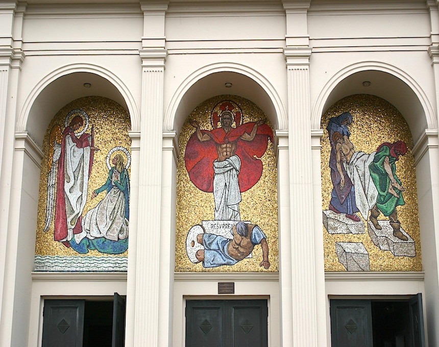 Mozaiki Jana Henryka Rosena w kościele pw. Objawienia Pańskiego w San Francisco