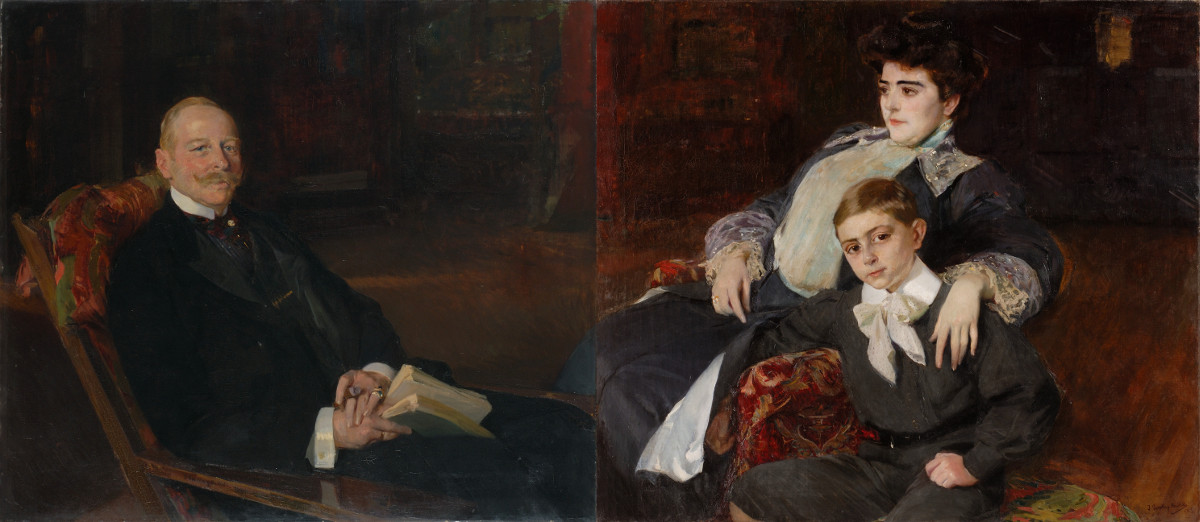 Walencja - portret rodzina Granzów w Museu de Belles Arts