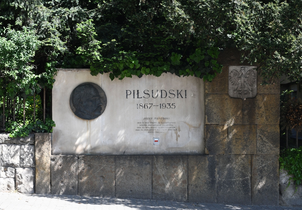 Budapeszt - tablica Piłsudskiego