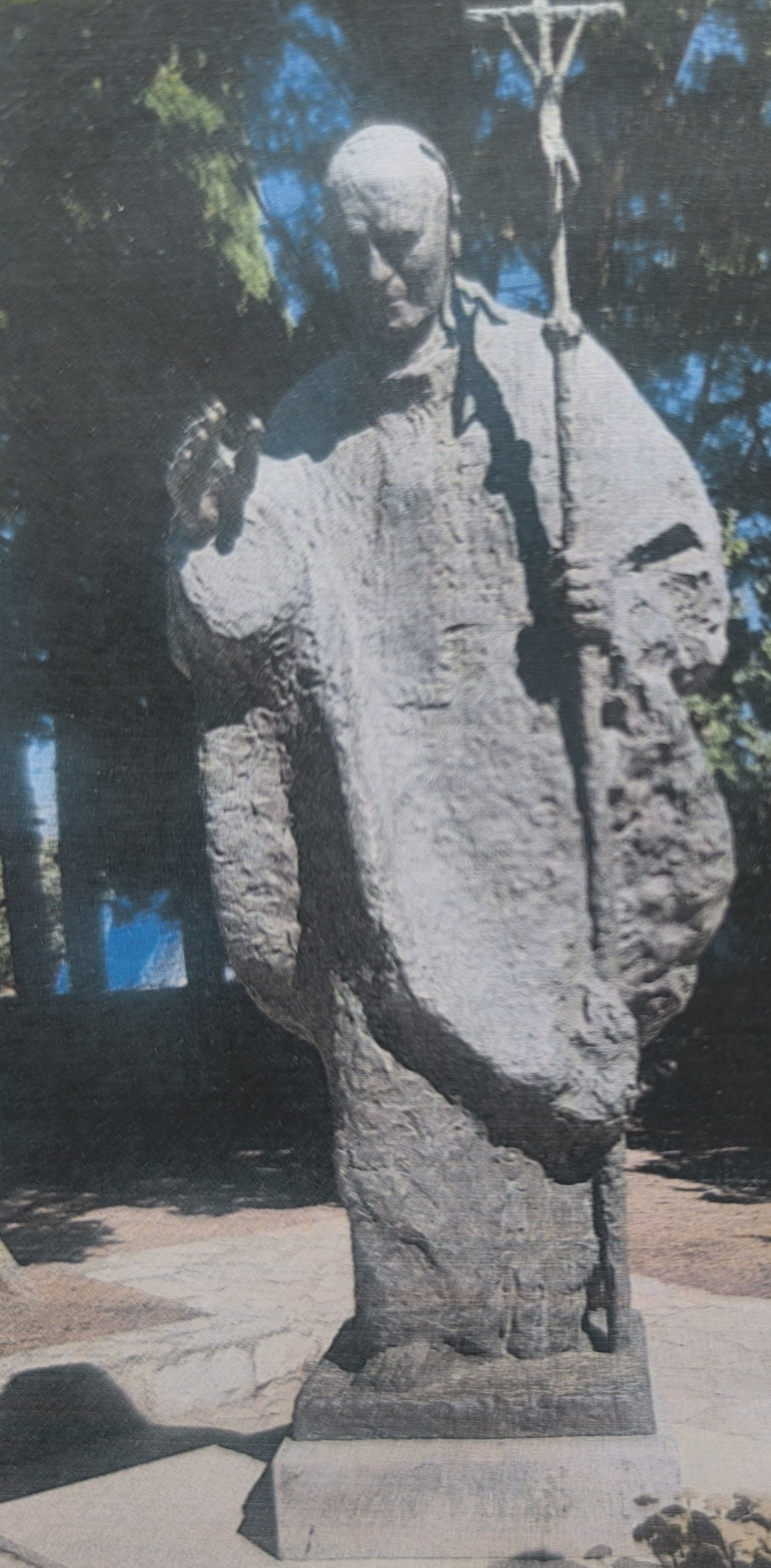 Chorwacja - Kuna - pomnik Jana Pawła II