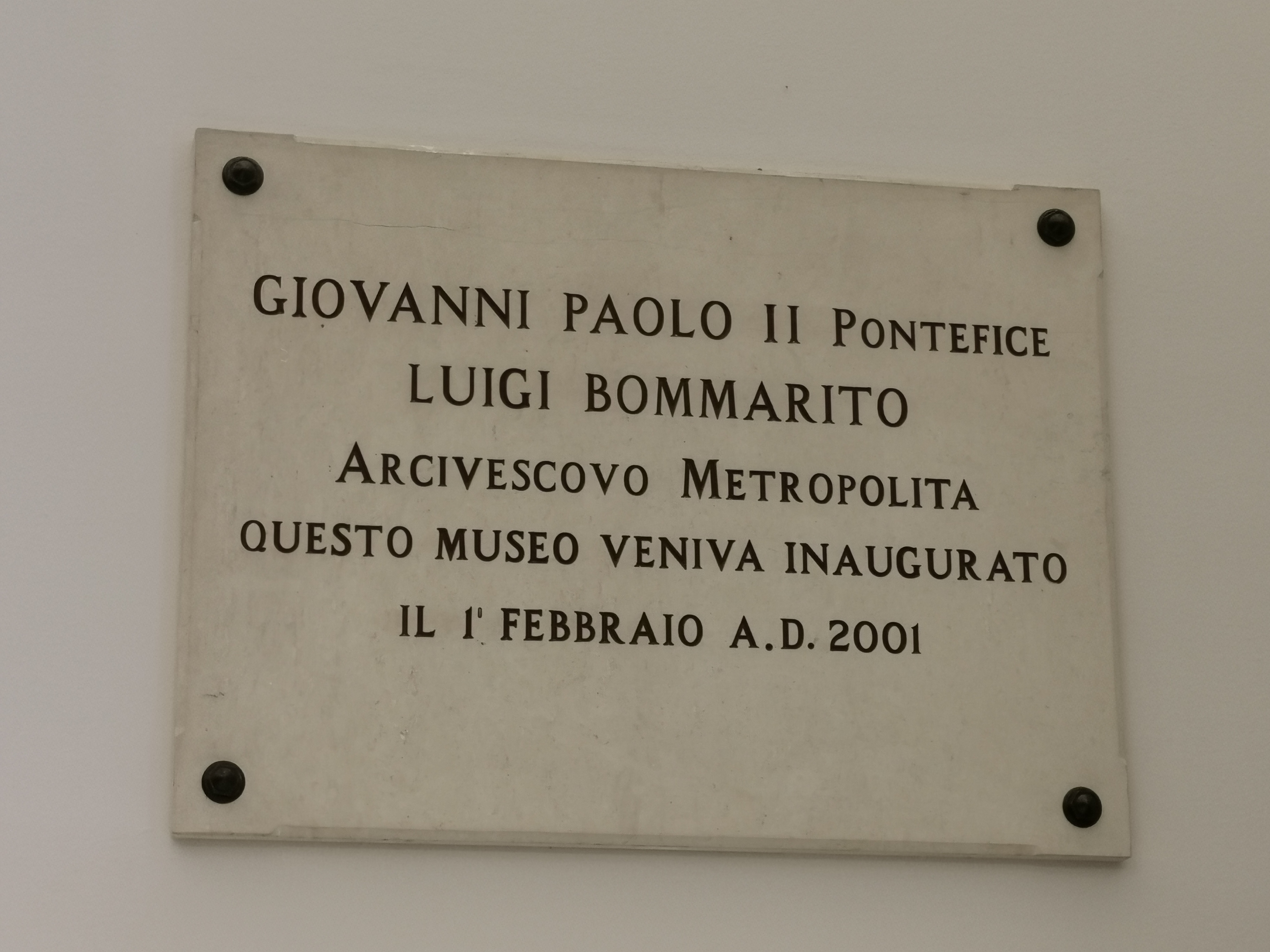 Włochy - Sycylia - Katania - tablica upamiętniająca