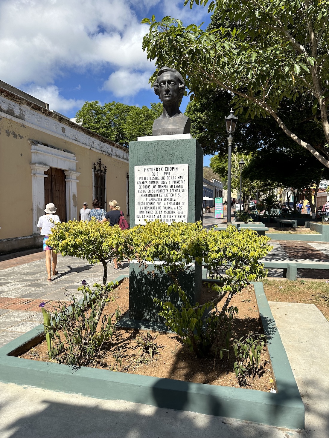 Wenezuela, La Asunción - Pomnik Fryderyka Chopina