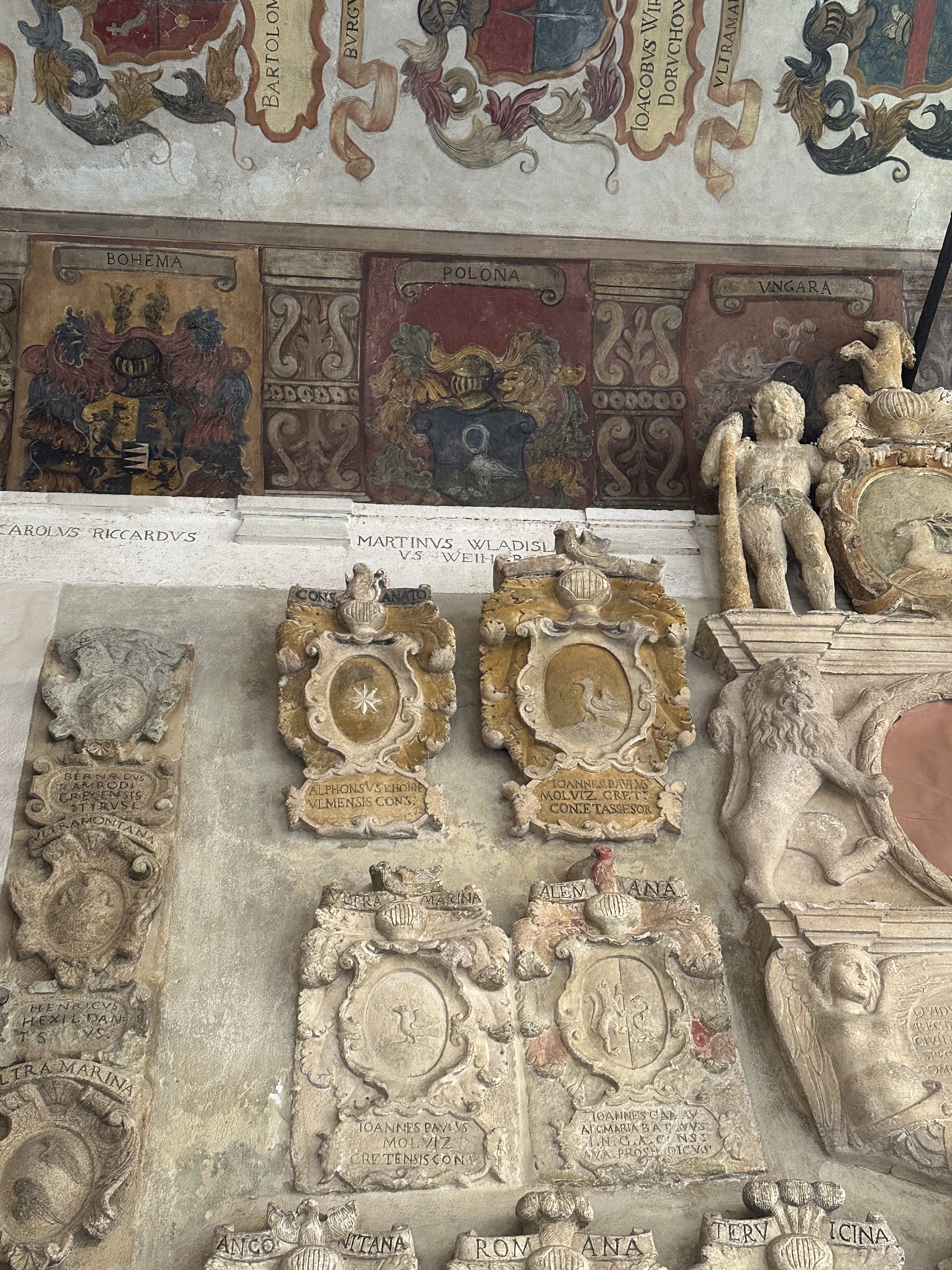 Padwa - Kartusz herbowy Marcina Władysława Weihera