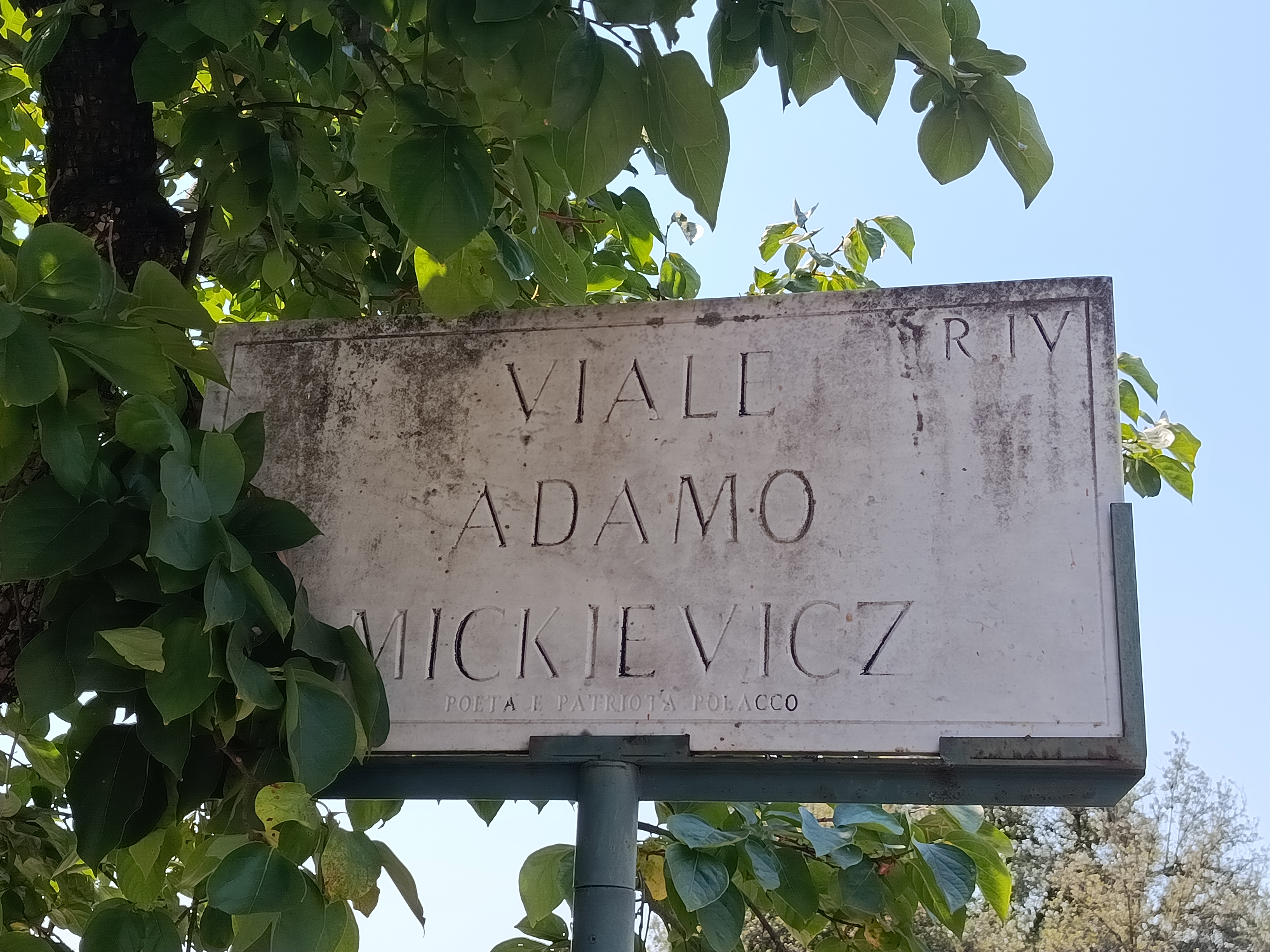 Rzym - ulica Adama Mickiewicza