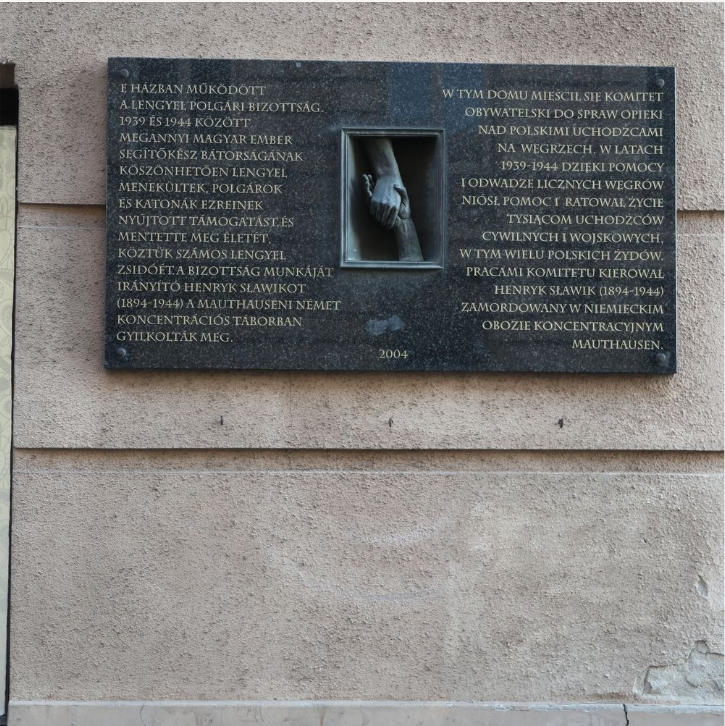 Budapeszt - tablica Istók János
