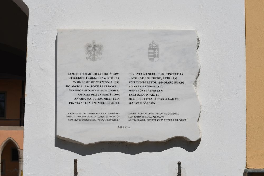 Eger - tablica polskich uchodźców (1939-1944)