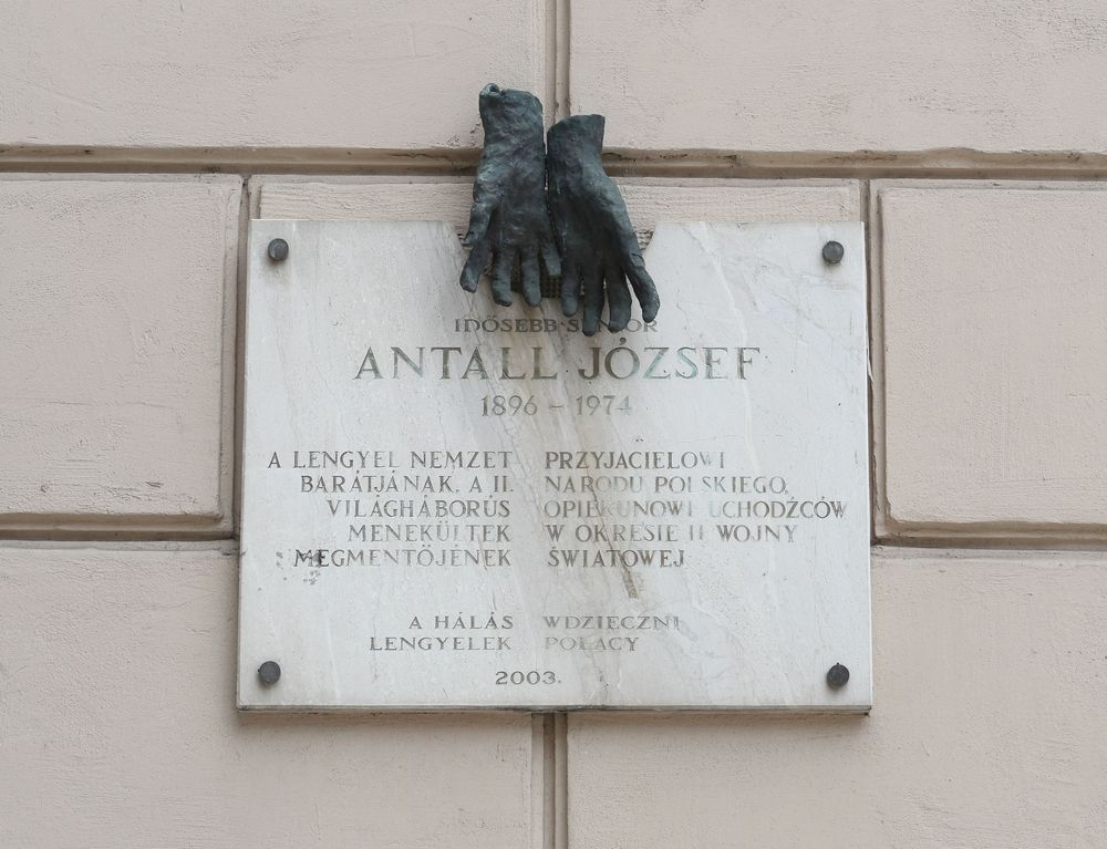 Budapeszt - tablica Piłsudskiego