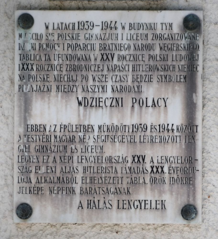 Balatonboglár - dawne polskie gimnazjum