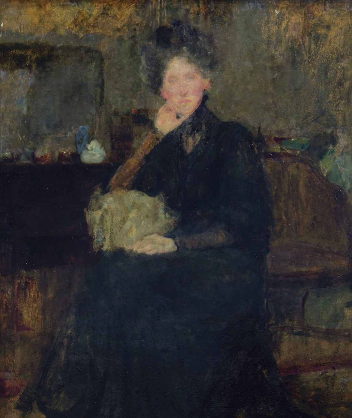 Włochy - Wenecja - obraz „Portret Konstancji Dygatowej” w Galleria Internazionale d’Arte Moderna di Ca’ Pesaro