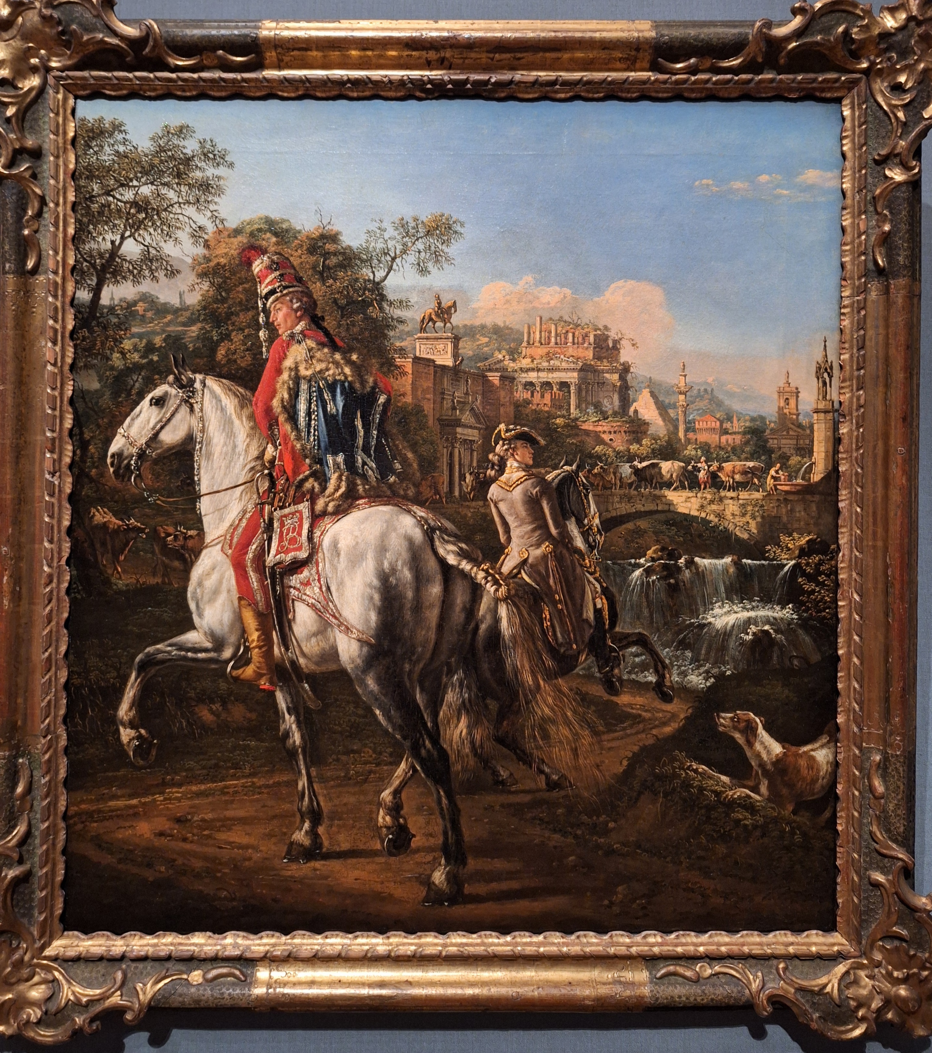 Wiedeń – "Portret konny oficera huzarów", Bernarda Belotto zwanego Canaletto