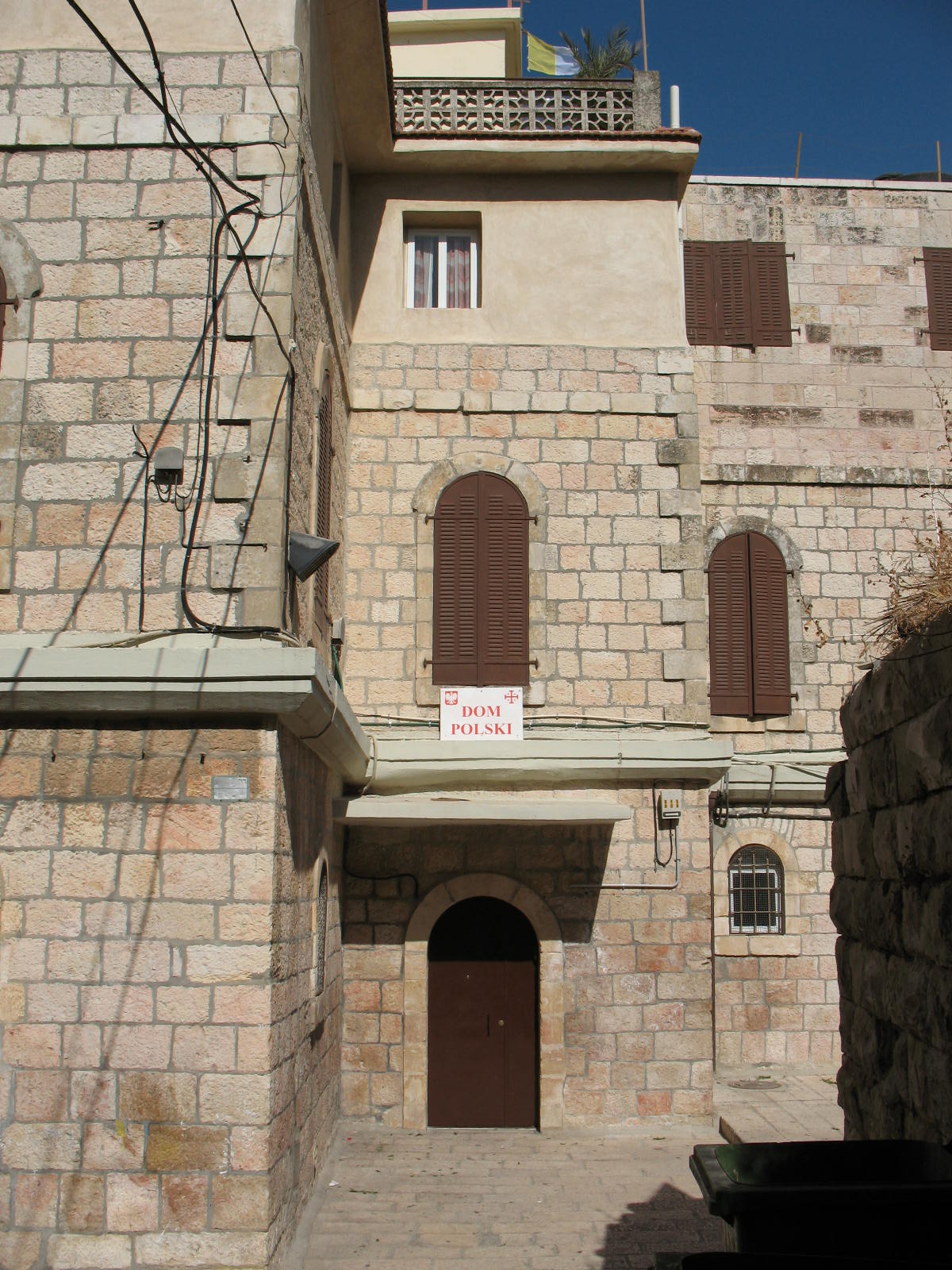 Jerozolima - stary Dom Polski
