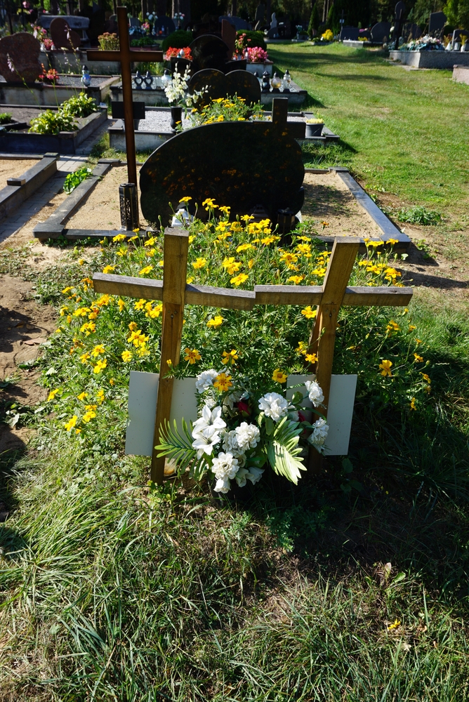 Photo showing Groby żołnierzy polskich, ekshumowanych ze wsi Zwierzyniec