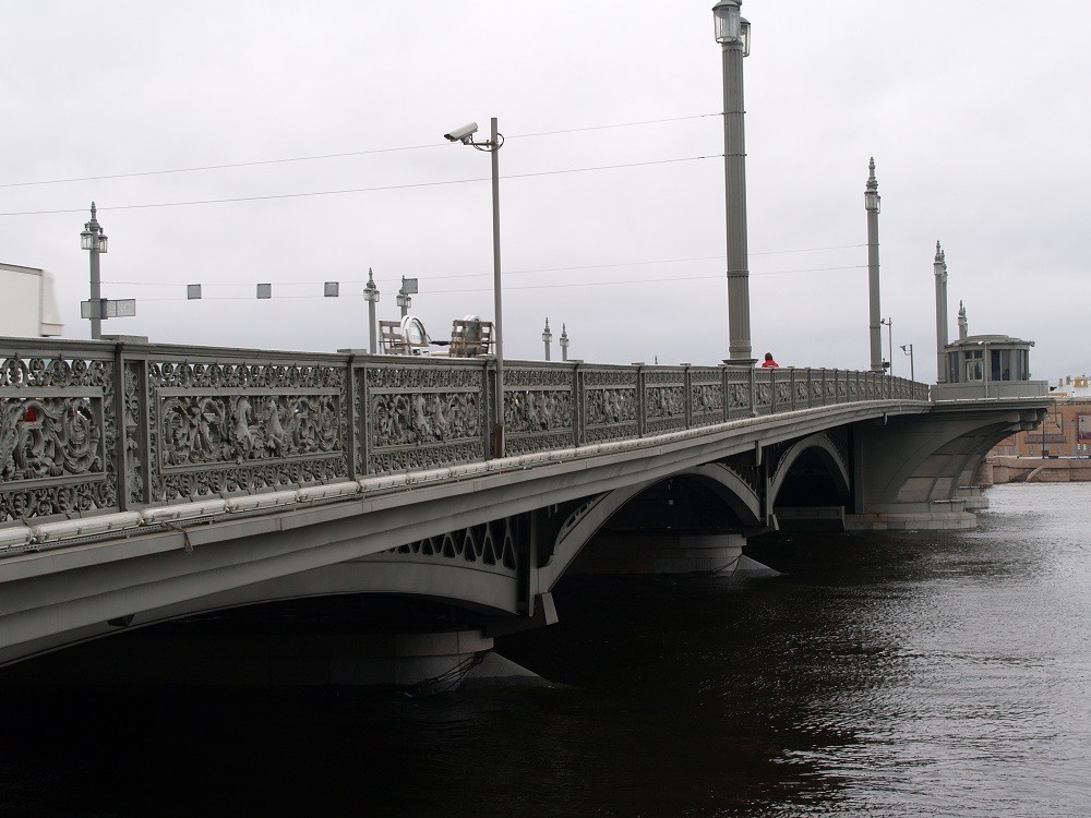 Blagoveshchensk Bridge in St. Petersburg