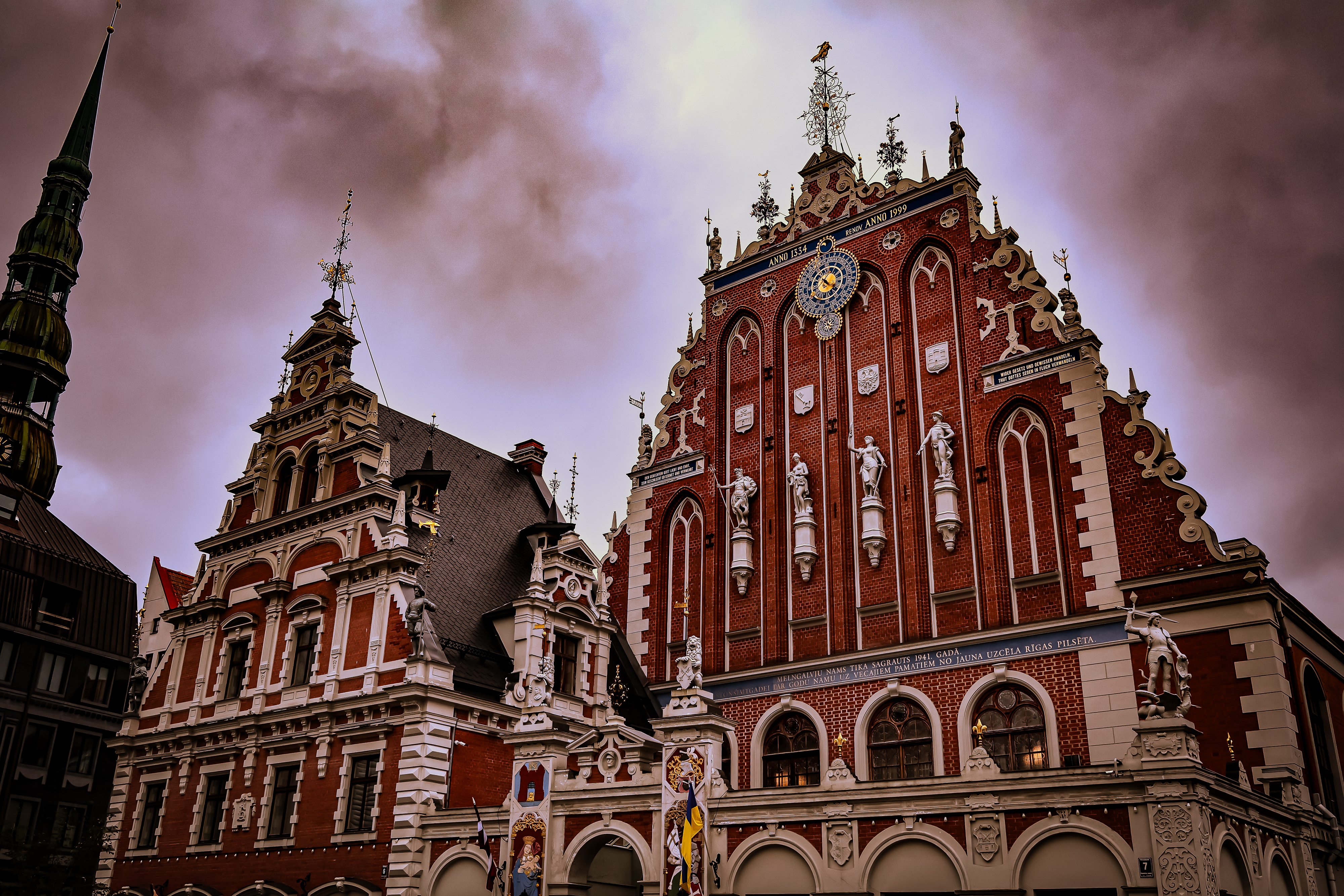 Photo montrant Site du traité de Riga - Maison des points noirs à Riga