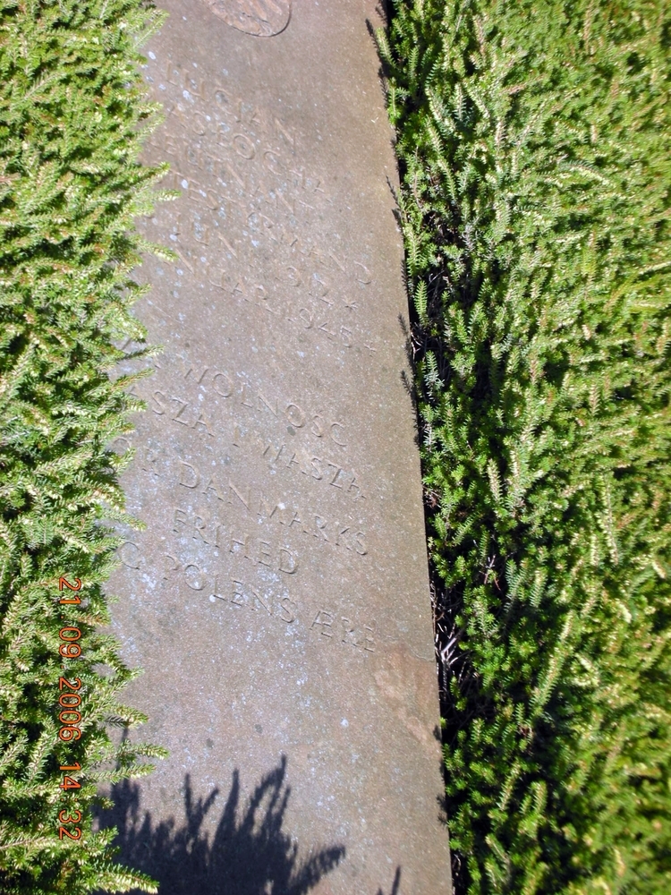 Photo montrant Grave of Lucjan Masłocha and Lone Magensen-Masłocha in Mindelunden Cemetery
