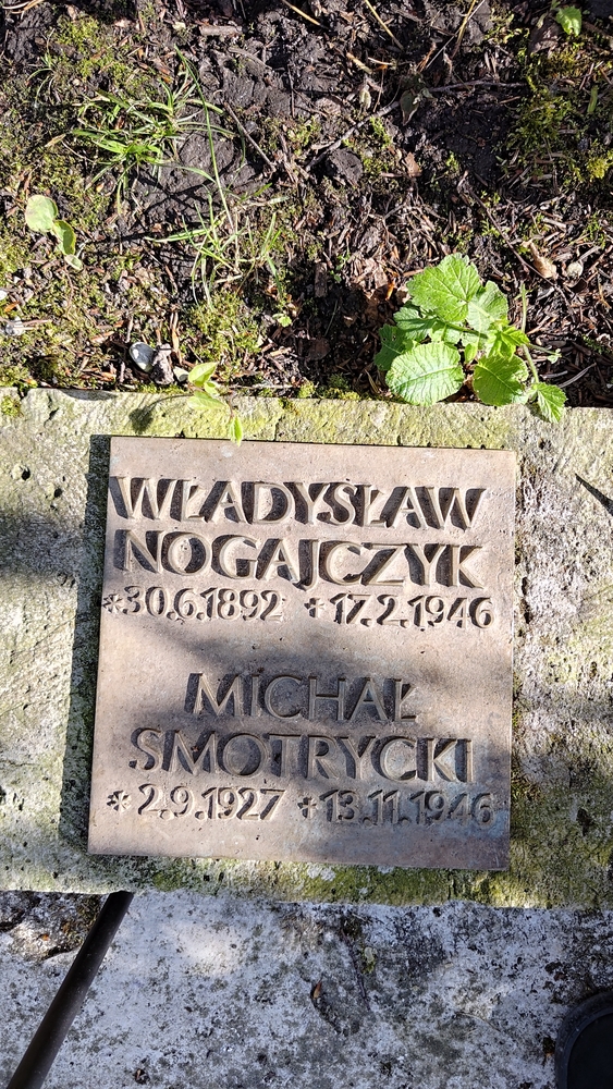 Fotografia przedstawiająca Kwatera żołnierzy polskich na cmentarzu przy kościele św. Mikołaja