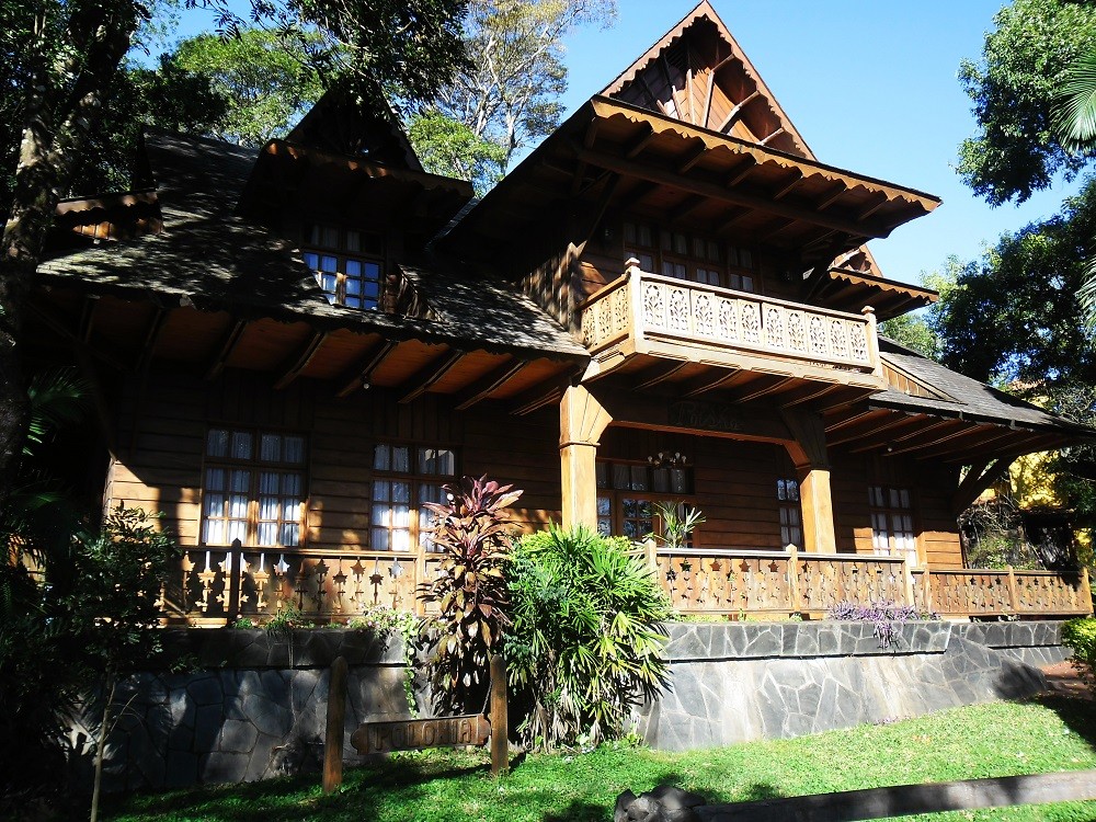 "Polish House" in the Park of Nations, Oberá in the province of Misiones, Argentina