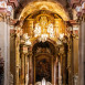 Fotografia przedstawiająca Interior decoration and frescoes with scenes from the life of St. Hedwig of Silesia in the Basilica of the Assumption of the Blessed Virgin Mary and Saints Cyril and Methodius in Velehrad