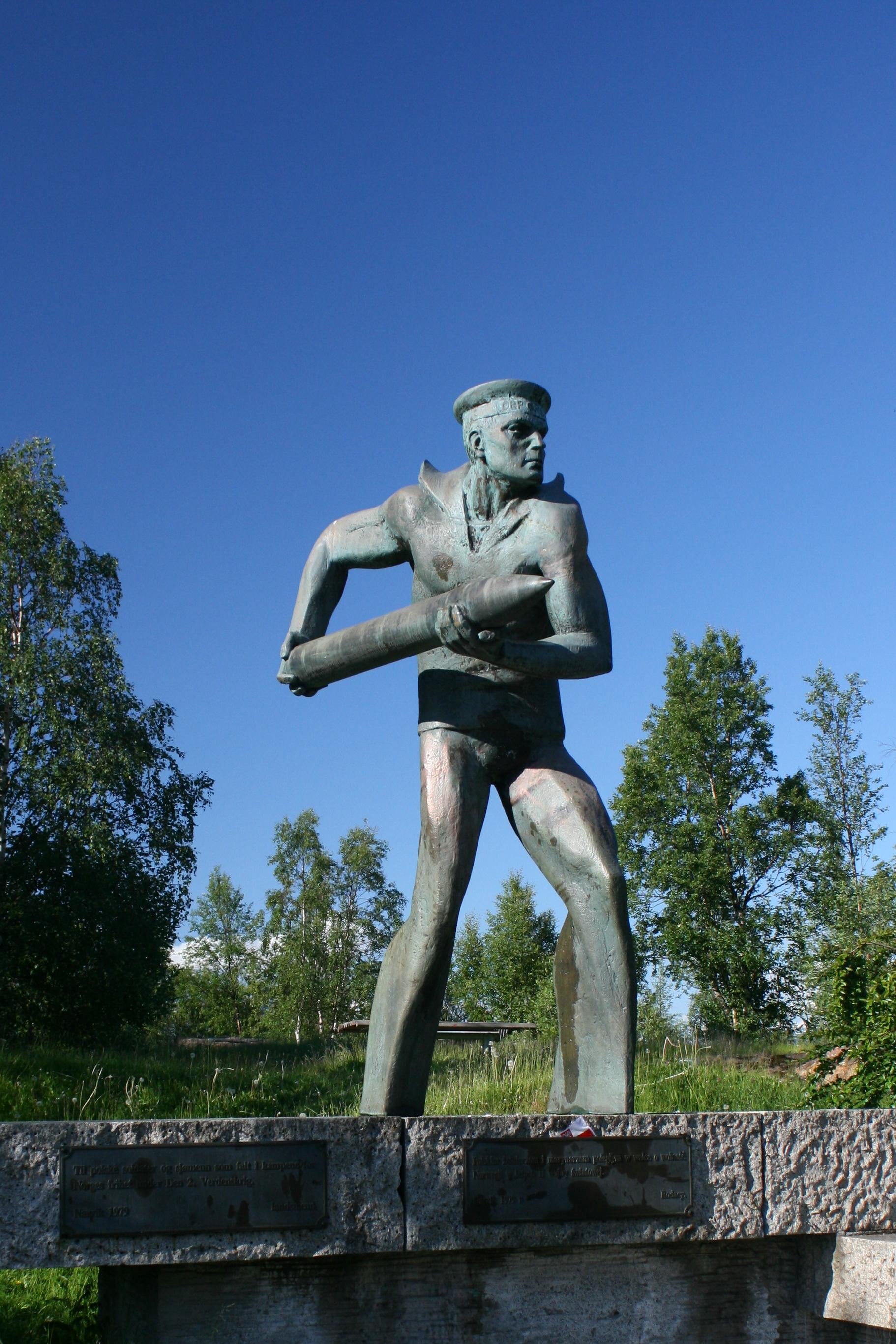 Jan Bohdan Chmielewski, Monument to the seamen of the ORP Grom, 1979, Narvik, Norway
