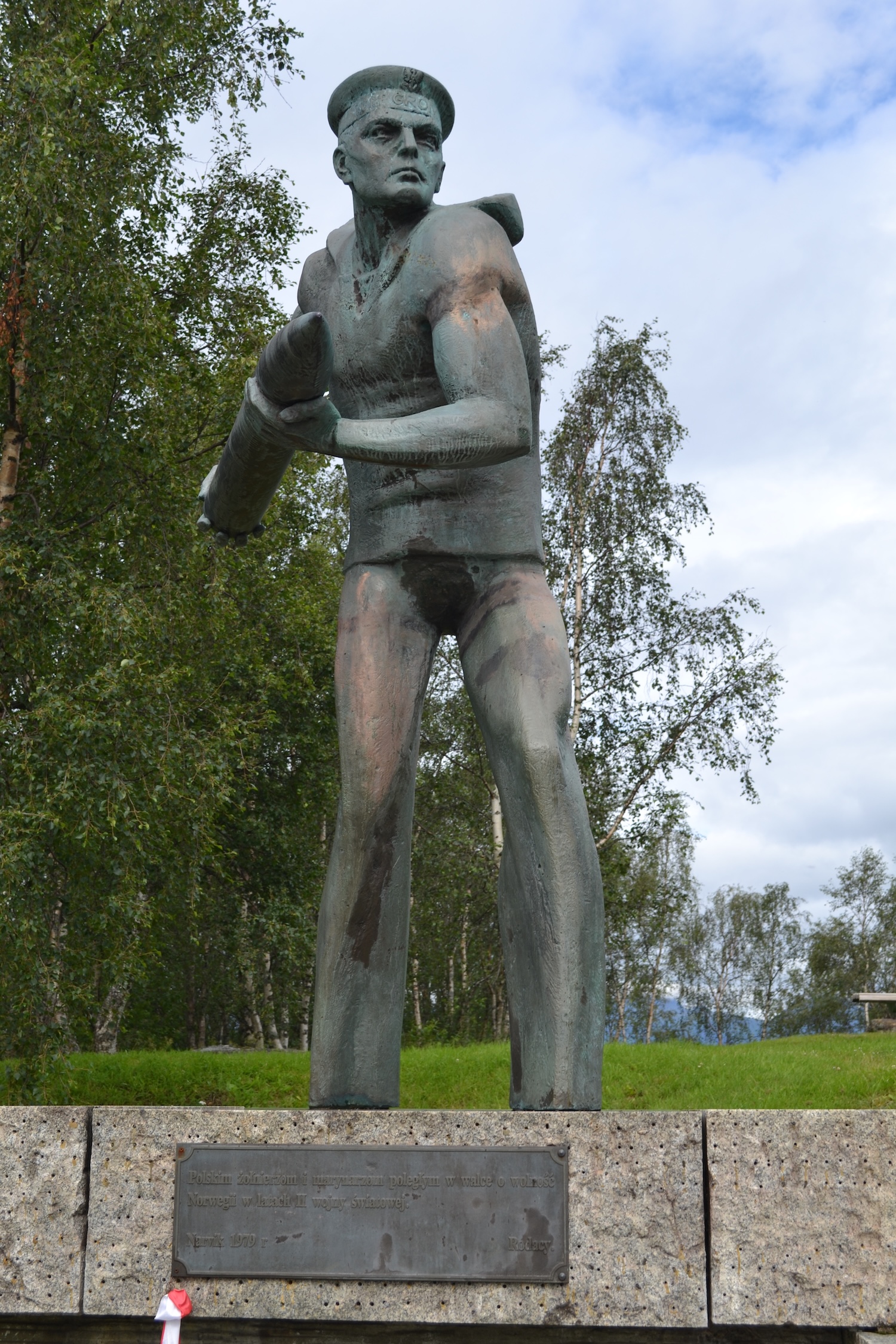 Photo montrant Monument to the sailors of the ORP Grom in Narvik