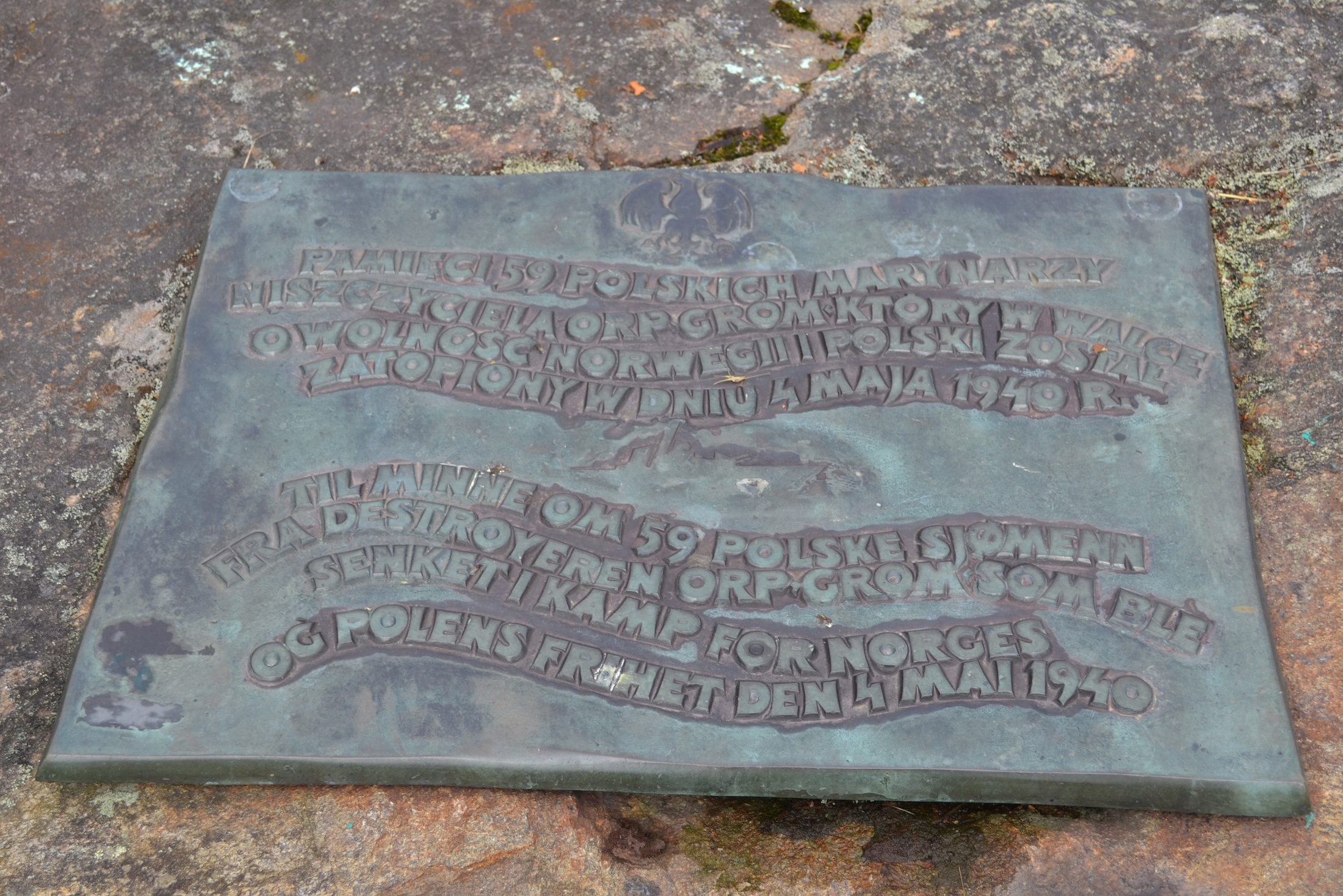 Photo montrant Monument to the sailors of the ORP Grom in Narvik