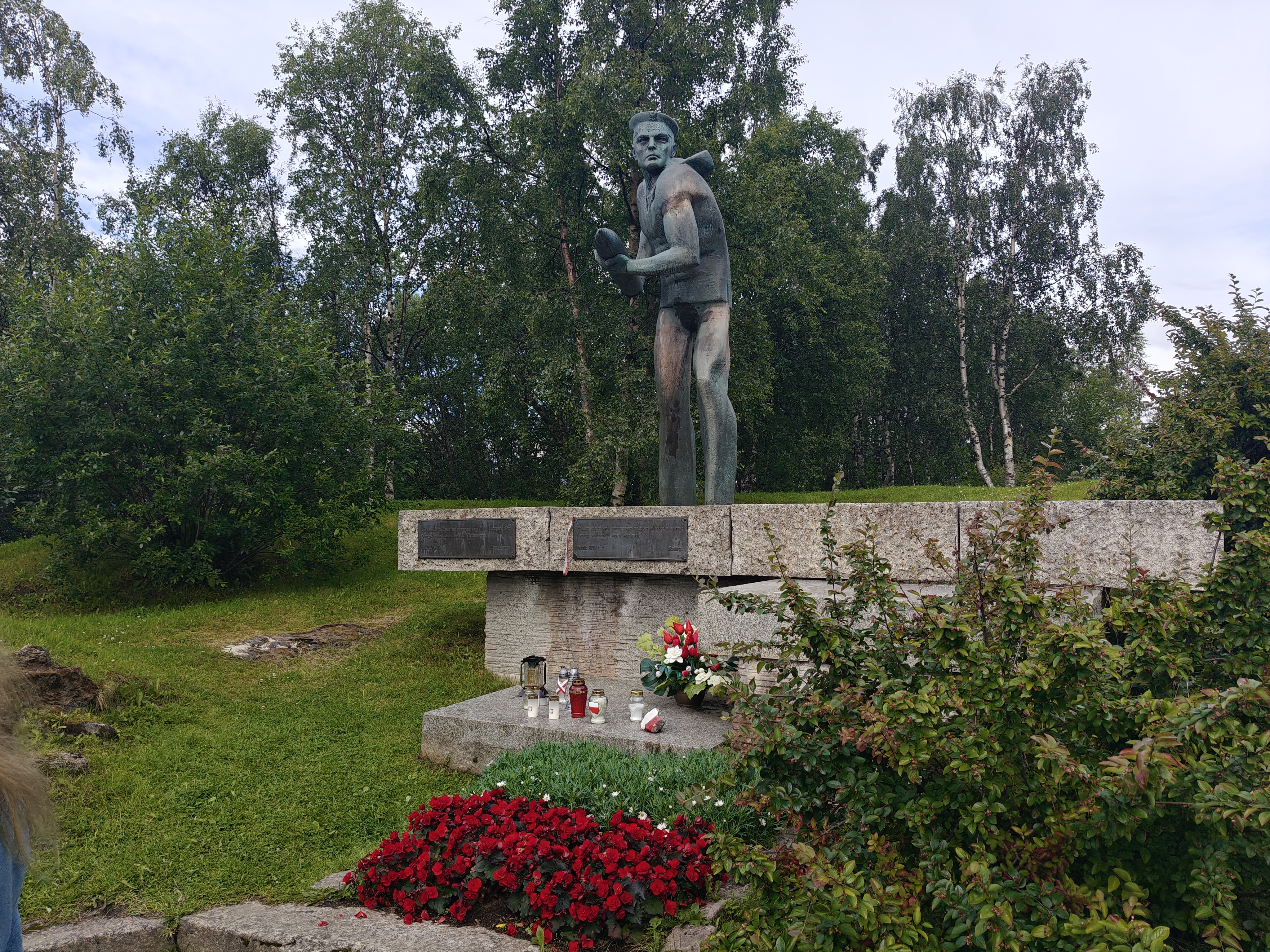 Photo montrant Monument to the sailors of the ORP Grom in Narvik