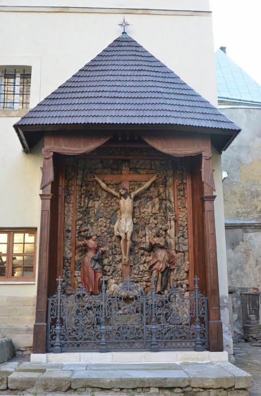 Golgotha (after conservation), author unknown, probably second half of the 18th century, Lviv, Ukraine