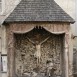 Fotografia przedstawiająca Golgotha - \"Crucifixion\" in the courtyard of the Armenian Cathedral in Lviv