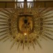 Photo showing Glass painting with an image of the Virgin Mary in Mersin