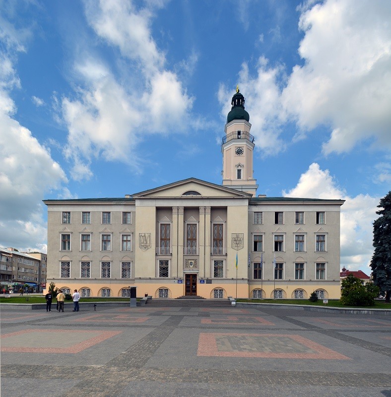 Drohobych Town Hall, designed by Marian Nikodemowicz, 1927-1929, Ukraine