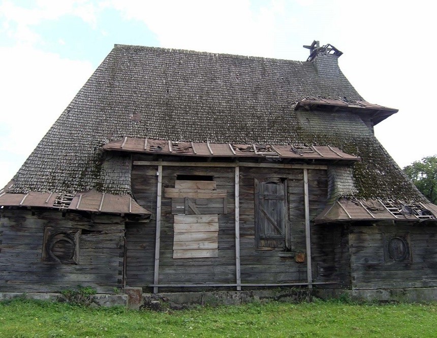Kościół z Jazłowczyka w skansenie „Szewczenkowski Gaj” we Lwowie, Kościół z Jazłowczyka w skansenie, 1933–1934, Lwów, Ukraina