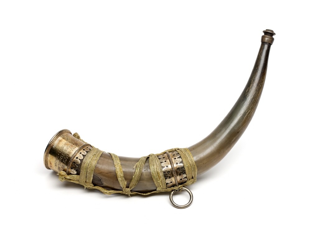 Sigismund III Vasa hunting horn, circa 1620, Livrustkammaren, Stockholm, Sweden