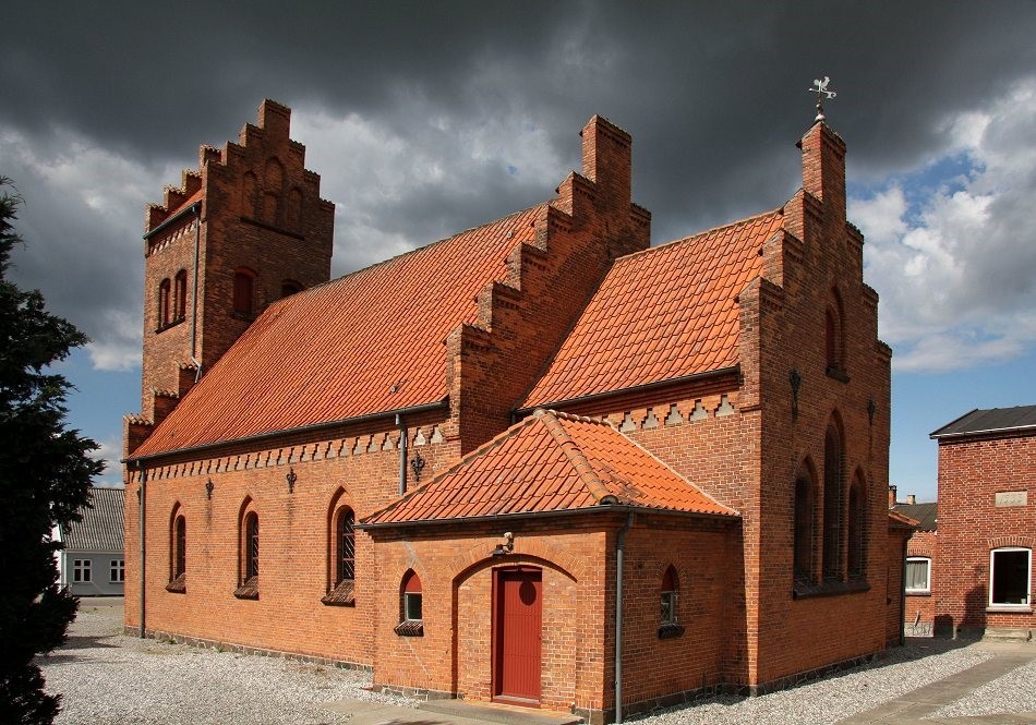 St Brigid's Church, 1897, designed by Henrik Christopher Glahn, Maribo, Denmark, present state