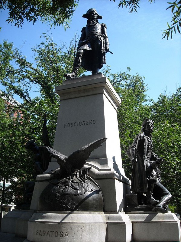 Monument to Tadeusz Kościuszko in Washington