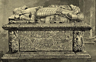 Nagrobek Izabeli Jagiellonki w Alba Iulia, 1559, biały kamień, katedra pw. św. Michała, Alba Iulia, Rumunia