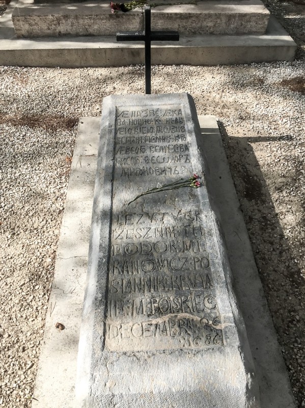 Nagrobek Teodora Miranowicza na cmentarzu ormiańskim w Isfahanie, 1686, Iran