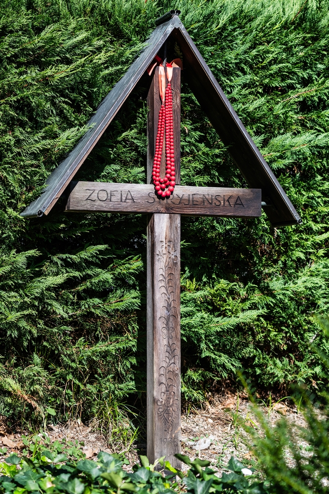 Photo montrant Grave of Zofia Stryjeńska in the cemetery in Chêne-Bourg