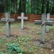 Fotografia przedstawiająca Cmentarz ofiar pacyfikacji dokonanej w czasie II wojny światowej