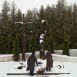 Photo montrant Mass grave of the Lithuanian police victims, commemorated by a monument