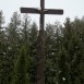 Fotografia przedstawiająca Mass grave of the Lithuanian police victims, commemorated by a monument