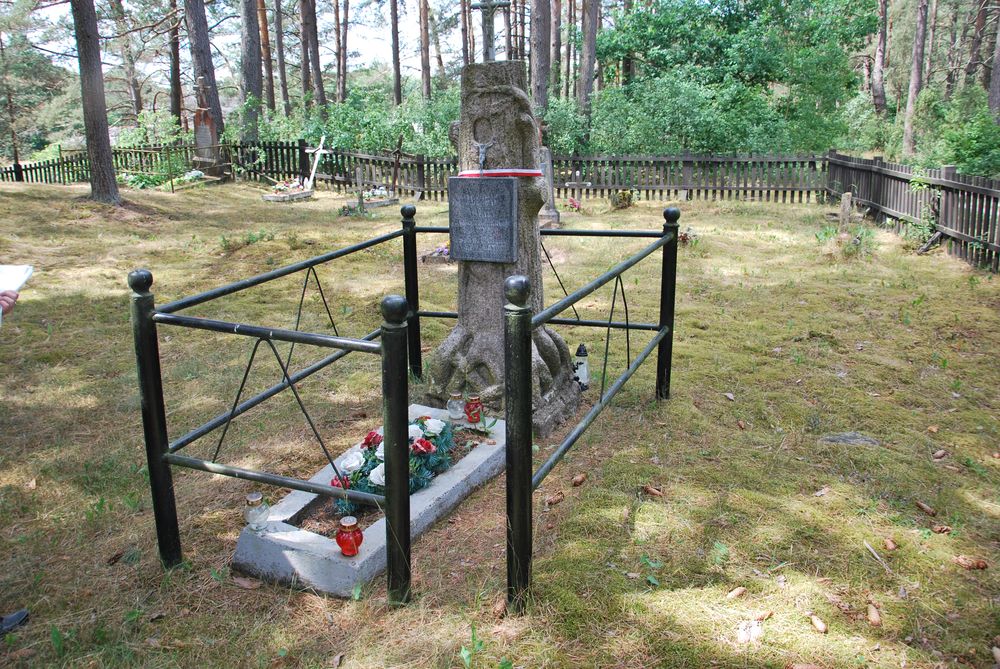 Graves of Home Army soldiers killed in battle against the NKVD