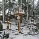 Photo montrant Graves of Home Army soldiers in the parish cemetery