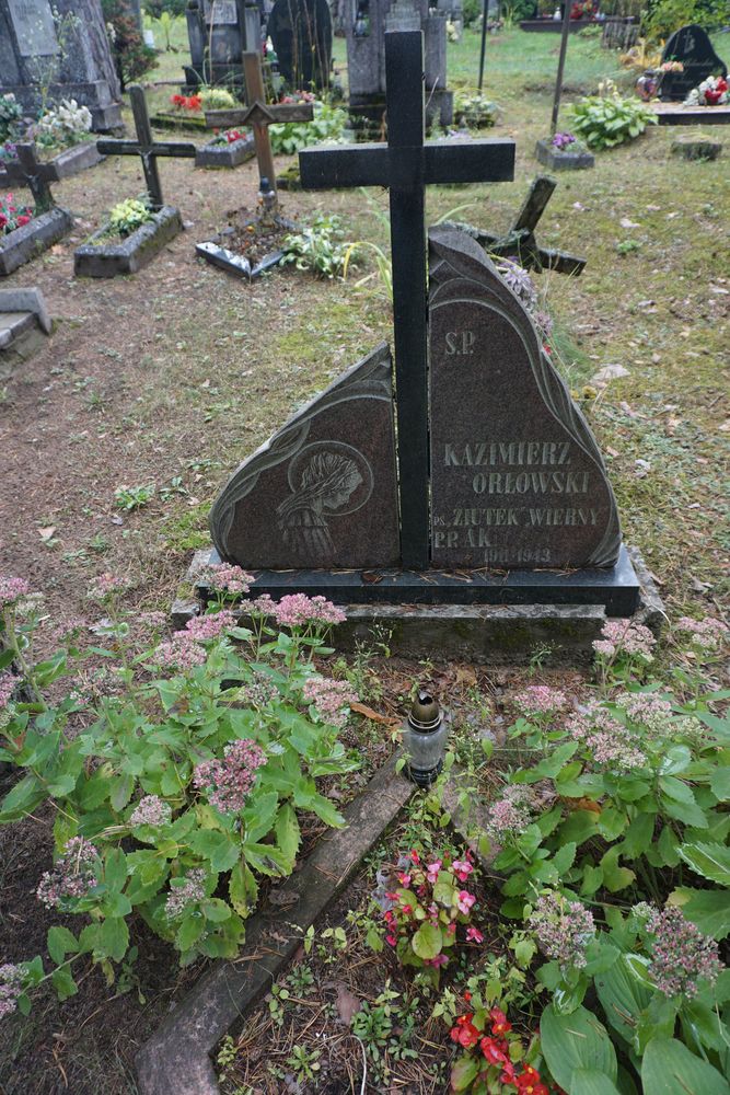 Grave of Home Army soldier Kazimierz Józef Orłowski