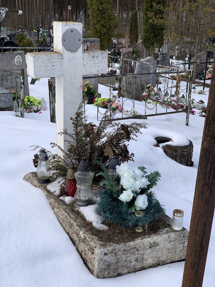Grave of Home Army soldier Felicjan Marynowski