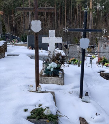 Grób żołnierza Armii Krajowej - Felicjana Marynowskiego