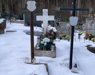 Grób żołnierza Armii Krajowej - Felicjana Marynowskiego