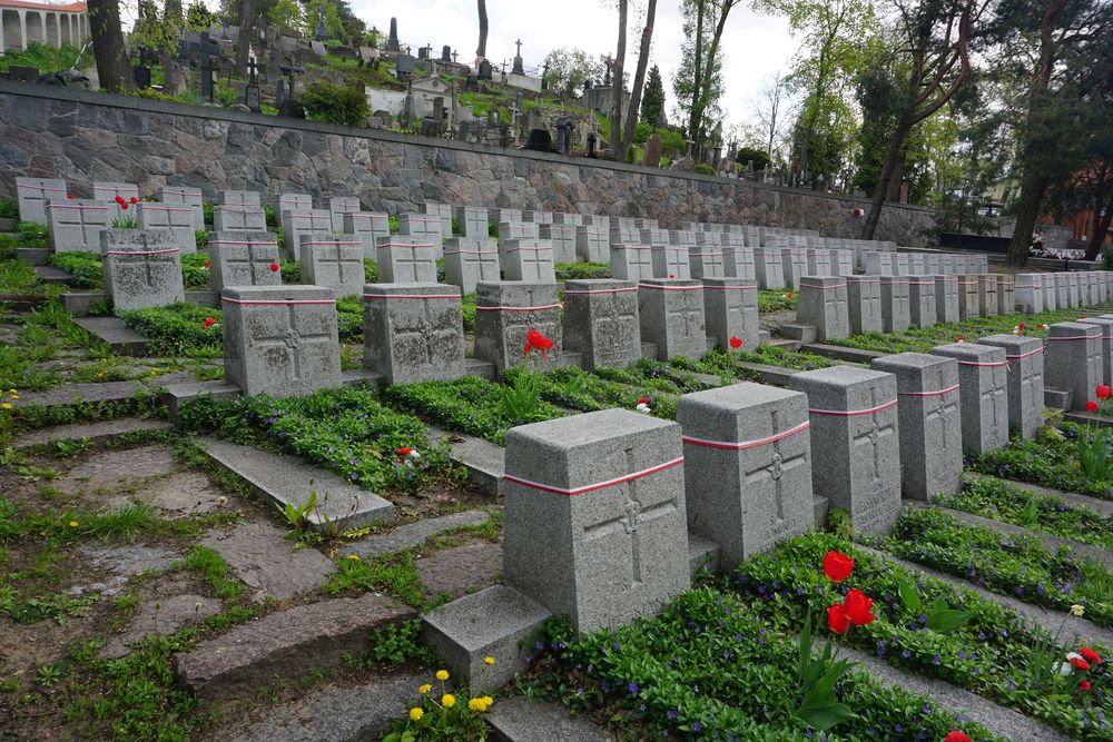 Cmentarz wojskowy - część cmentarza Stara Rossa