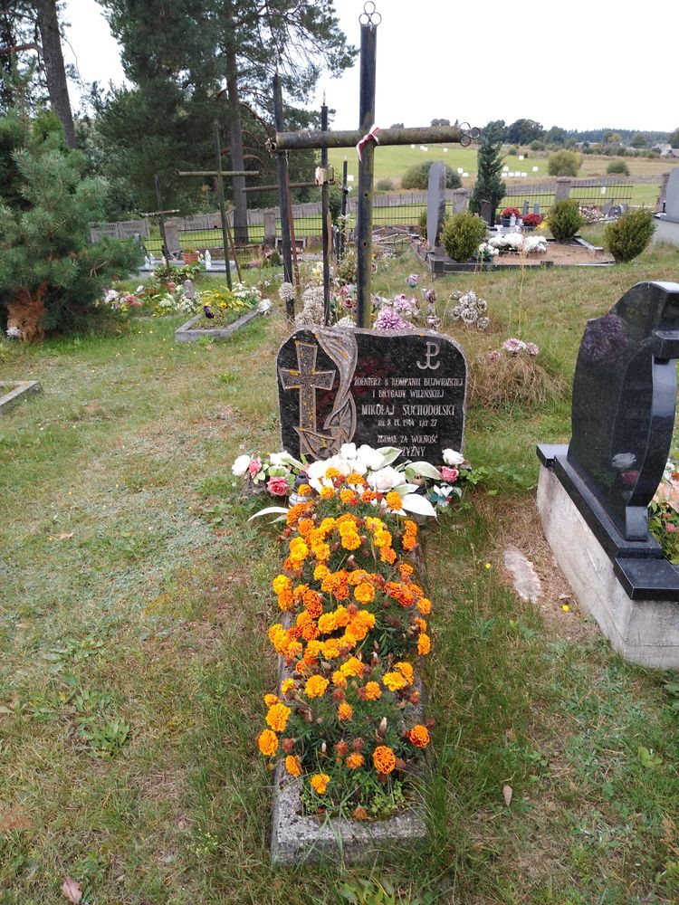 Groby żołnierzy Armii Krajowej na cmentarzu