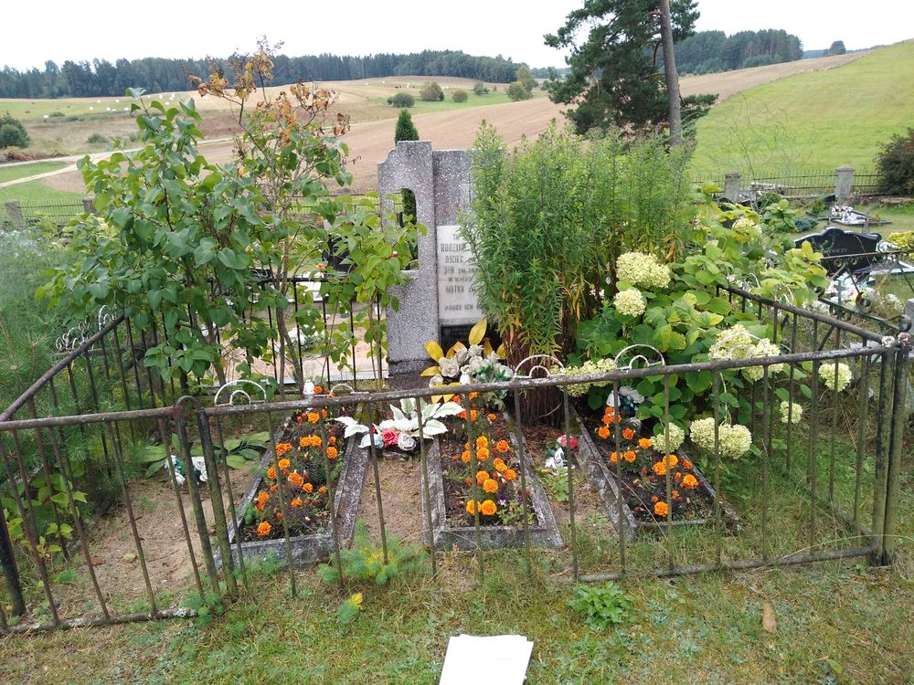 Graves of Home Army soldiers in the cemetery